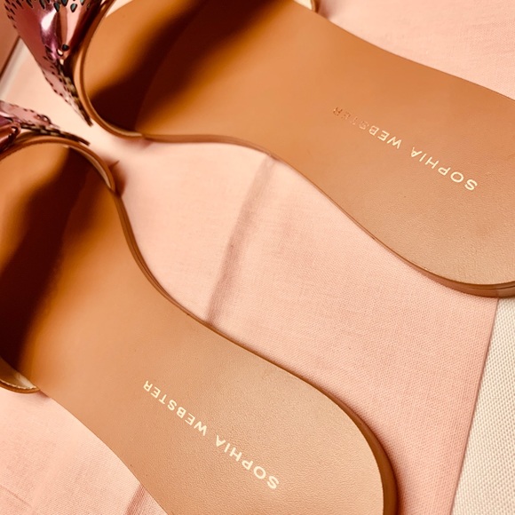 Sophia Webster Laser cut multicolor slides - Picture 7 of 11